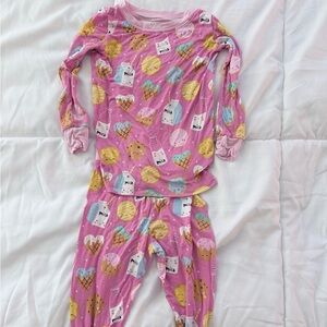 Little Sleepies Milk and Cookies Pink - Sz 18-24M